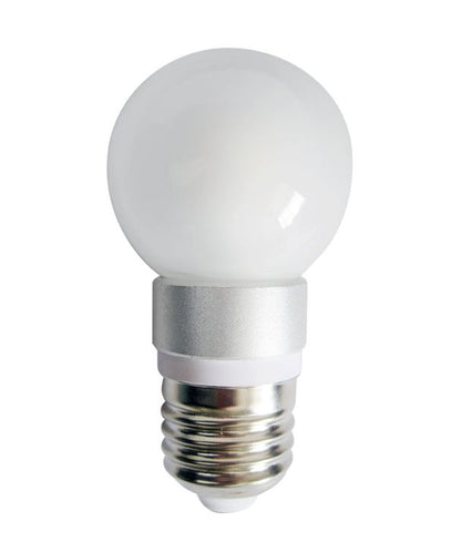 Fancy Round LED Globes Frosted Diffuser (4W) - Options: E27 5000K