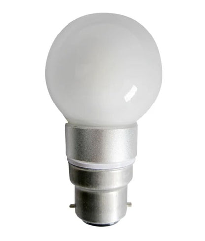 Fancy Round LED Globes Frosted Diffuser (4W) - Options: B22 5000K