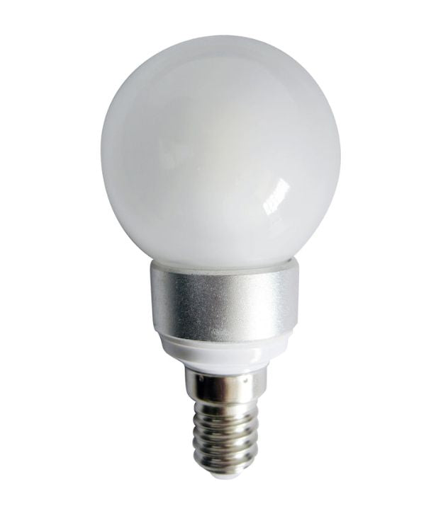 Fancy Round LED Globes Frosted Diffuser (6W) - Options: E14 6000K