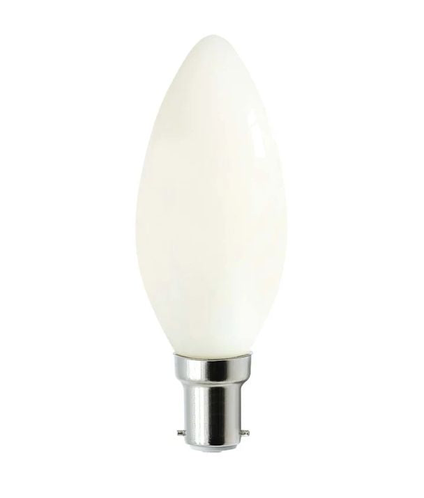 Candle LED Filament Dimmable Globes Frosted Diffuser - Options: B15 6000K