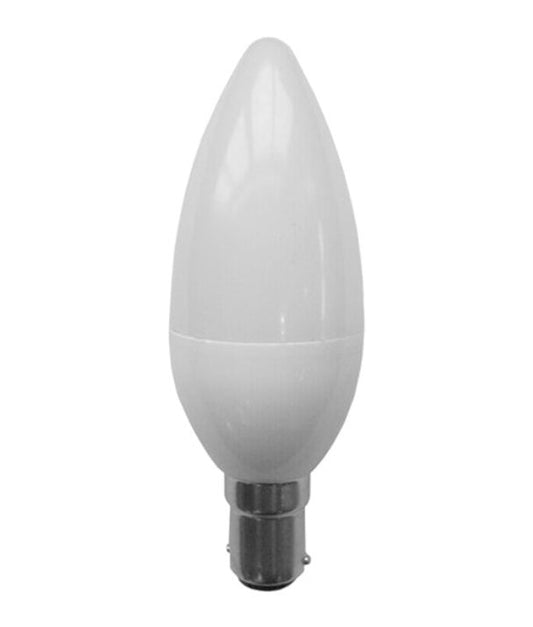 Candle LED Globes Frosted Diffuser (3W) - Options:  E27 3000K