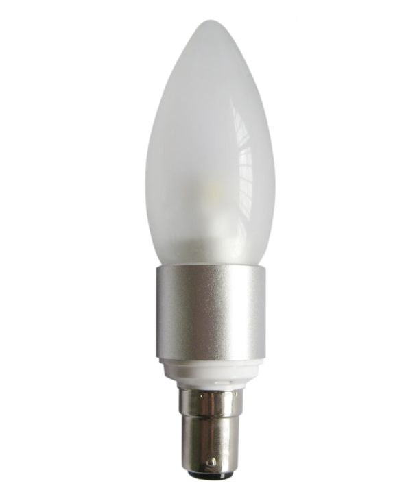 Candle LED Globes Frosted Diffuser (4W) - Options:  B15 5000K