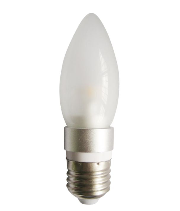 Candle LED Globes Frosted Diffuser (4W) - Options:  E27 5000K