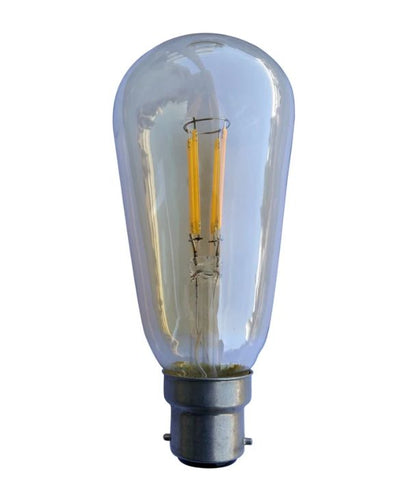 ST57 LED Filament Globes (4W) - Options: BC (B22)