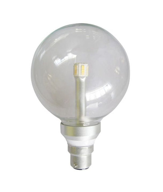 G95 LED Globes Clear Diffuser (6W) - Options: E27 5000K