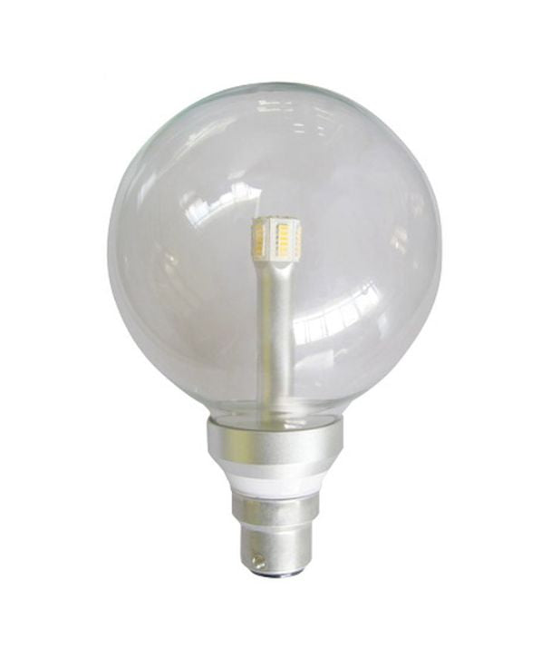G125 LED Globes Clear Diffuser (6W) - Options:  E27 5000K