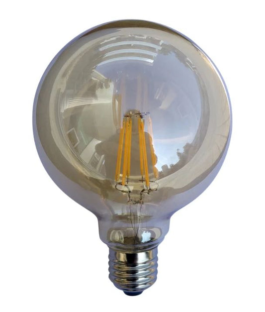 G125 LED Filament Globes (6W) - Sockets: ES/E27