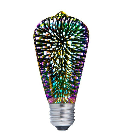 SPECTRA: ST57 LED Firework Effect Decorative Globes (4W) - Options: ES Pear 4W