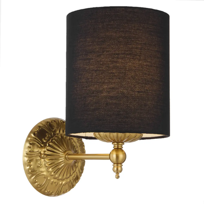 ARGOS Wall Light - Antique Gold/Black