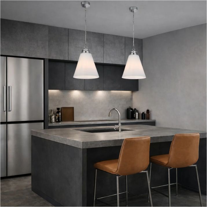 Brine 40 Pendant Light - Nickel