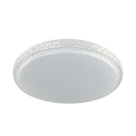 TEREZA 40CM 30W LED Oyster Step Dimmable Ceiling Light - White