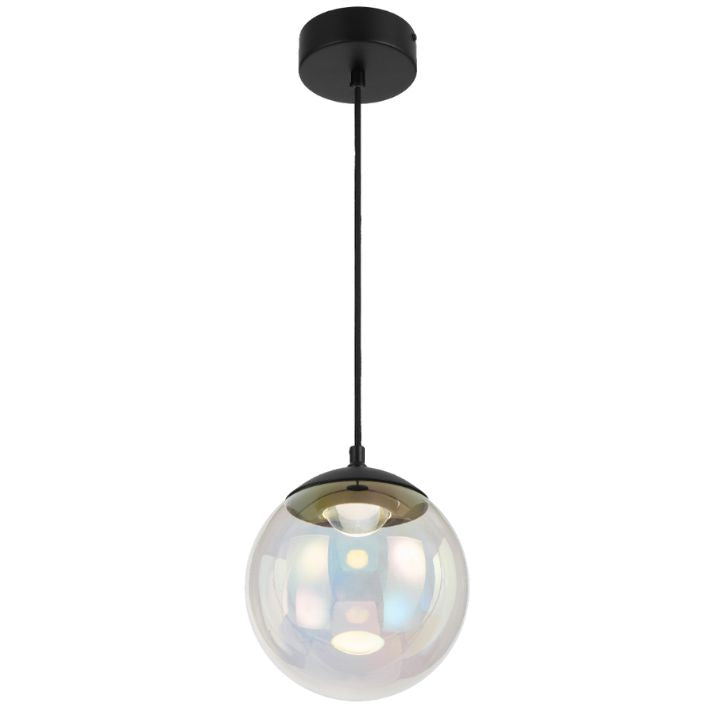 AURORA 20CM Pendant Light - Rainbow/Black