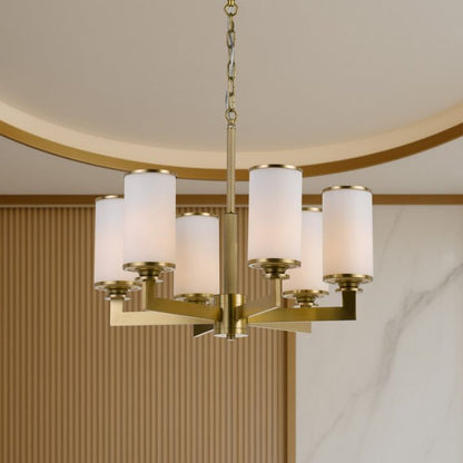 AHERN 6 Pendant Light SOLID BRASS