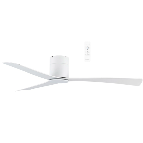 Metro DC 52″ Matt White Smart Ceiling Fan With WIFI Remote Control