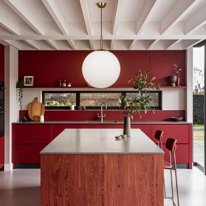 Bally 16 Pendant Light - Nickel / Opal Matt
