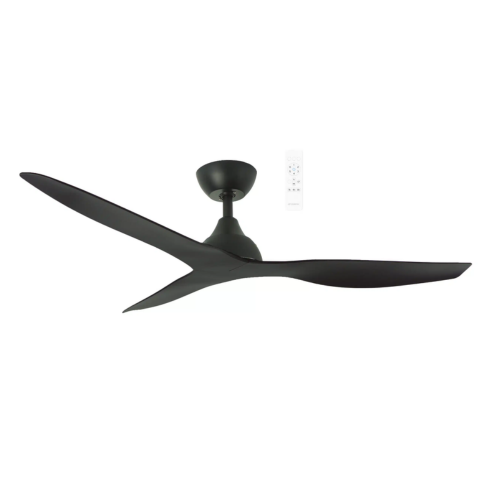 Avoca DC 52″ Matt Black Smart Ceiling Fan With WIFI Remote Control