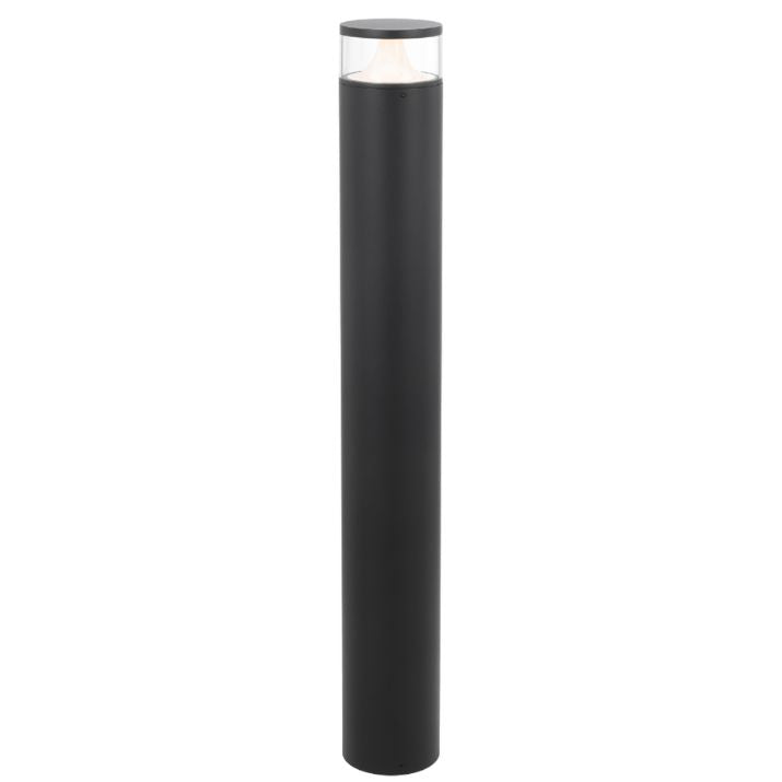 NORAL Exterior LED Bollard Light - Black/Clear
