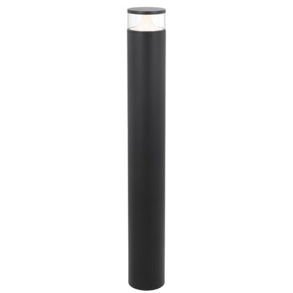 NORAL Exterior LED Bollard Light - Black/Clear