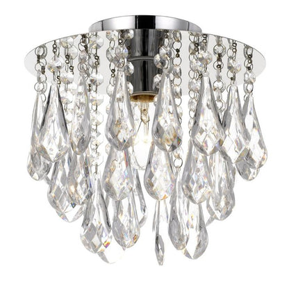 LARA Batten Fix Ceiling Light - Chrome