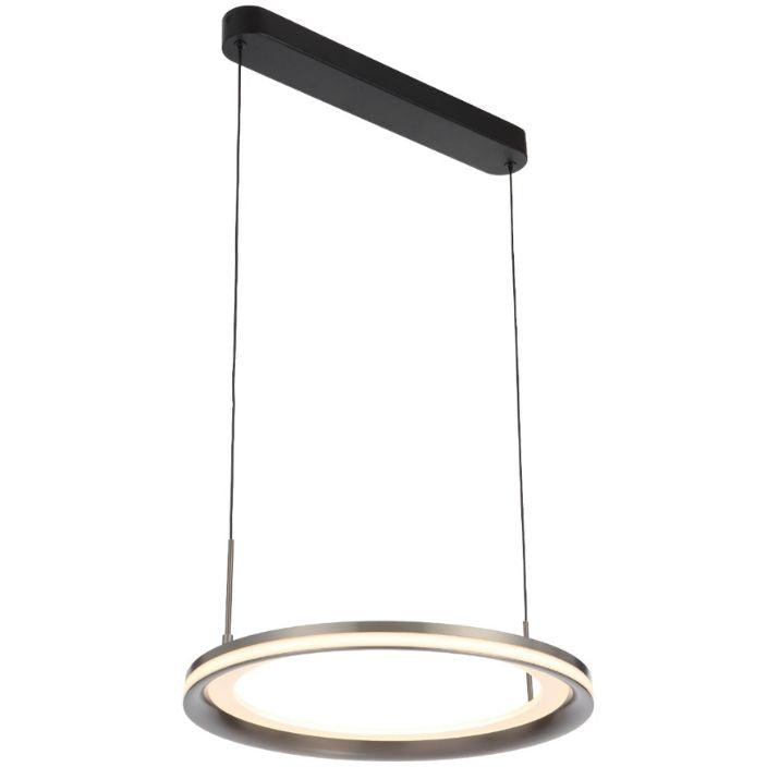 FULCRUM 40CM Pendant Light - Pearl/Grey