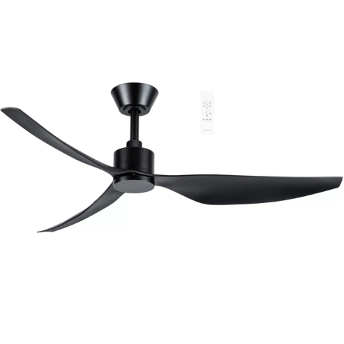 Genoa DC 50″ Matt Black Smart Ceiling Fan With WIFI Remote Control
