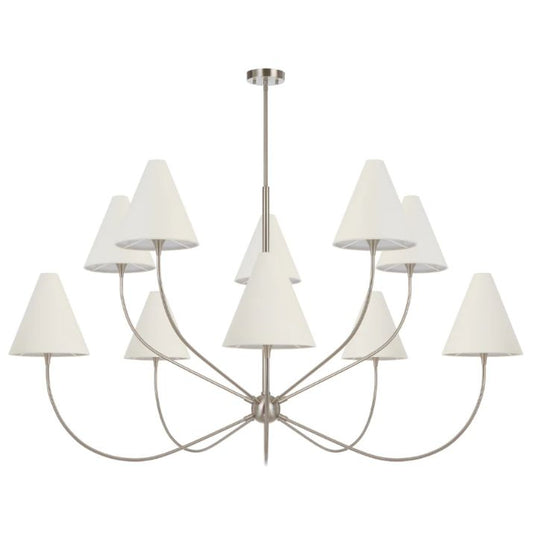 Farnix 10 Light Pendant - Nickel