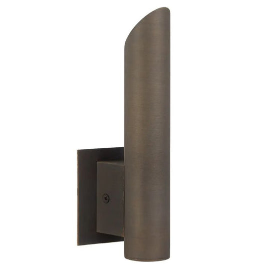 Penros Single Exterior Wall Light - Antique Brass