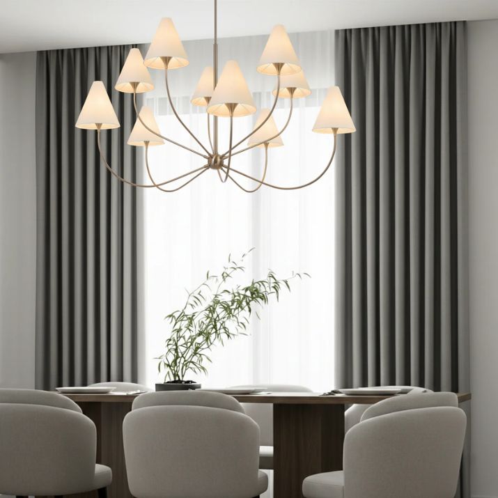Farnix 10 Light Pendant - Nickel