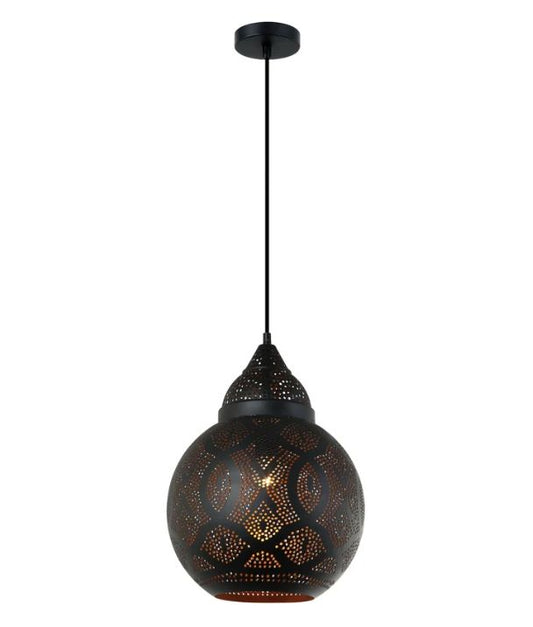 MARRAKESH: Bohemian Interior Bell Shape Pendant Lights - Black