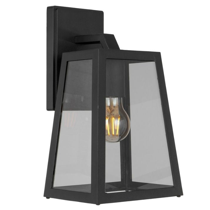 COSCA Exterior Wall Light Large - Black/Smoke