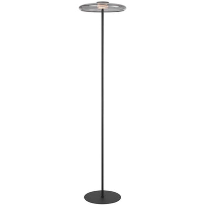 Amity LED Floor Lamp - Black / Smoke