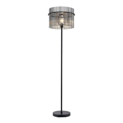 QUILO Floor Lamp – Black/Smoke
