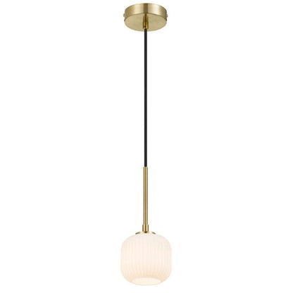 BOBO 1 Pendant Light - Antique Gold / Opal Matt