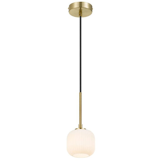 BOBO 1 Pendant Light - Antique Gold / Opal Matt