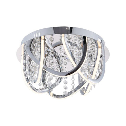 LUXIA 38CM Pendant Light Round - Chrome