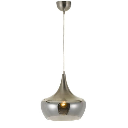 LANDY Pendant Light - Nickel/Smoke