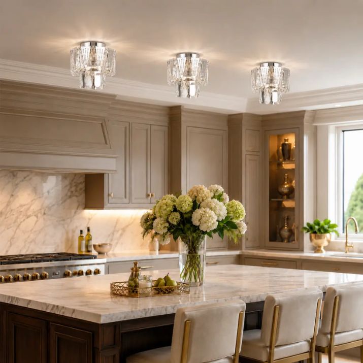 VALERIE Batten Fix Ceiling Light - Chrome