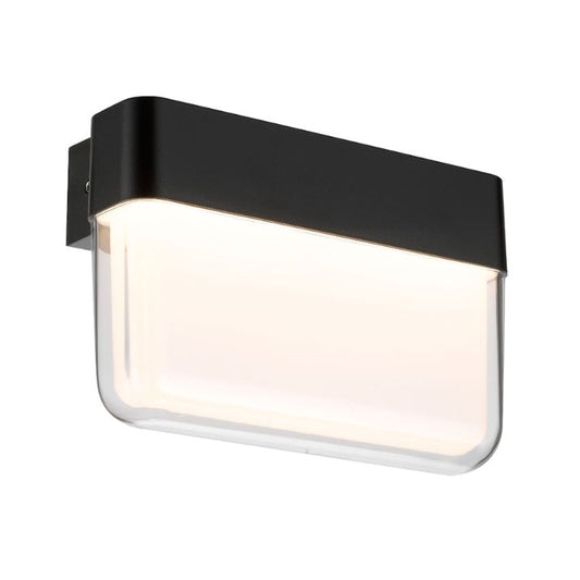 FADRO 18CM Exterior LED Wall Light - Black