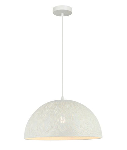 MARRAKESH: Bohemian Interior Dome Shape Pendant Lights - White