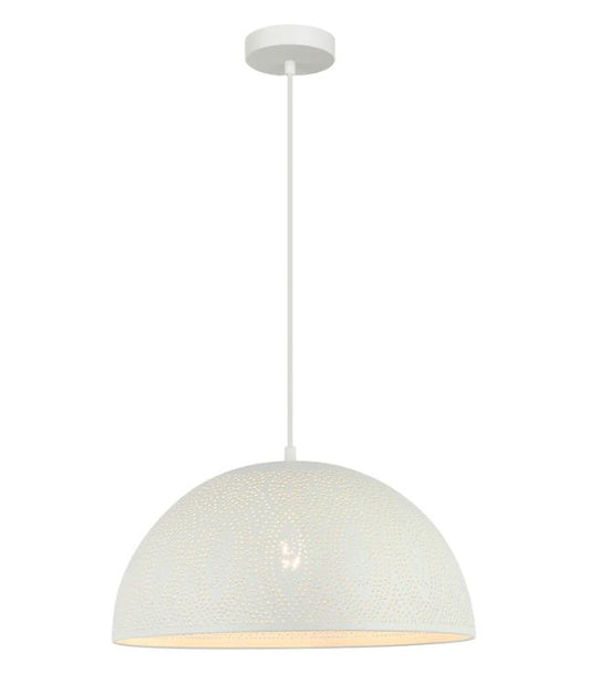 MARRAKESH: Bohemian Interior Dome Shape Pendant Lights - White