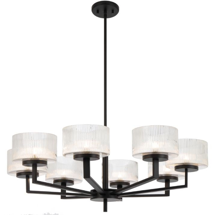 Moreno 8 Pendant Light - Black