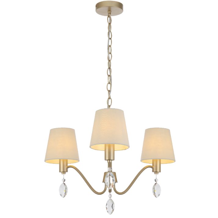 MALVERN 3 Light Pendant - Antique Silver