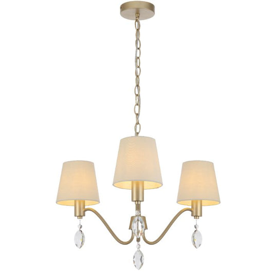 MALVERN 3 Light Pendant - Antique Silver