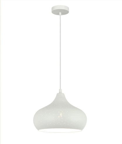 MARRAKESH: Bohemian Interior Champagne Glass Shape Pendant Light - White