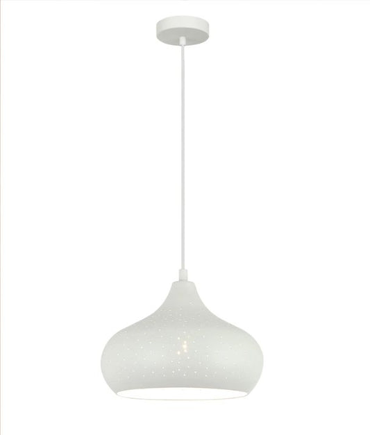 MARRAKESH: Bohemian Interior Champagne Glass Shape Pendant Light - White