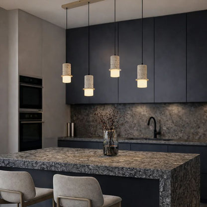 Kolisa 4 Light Bar Pendant - Bianco