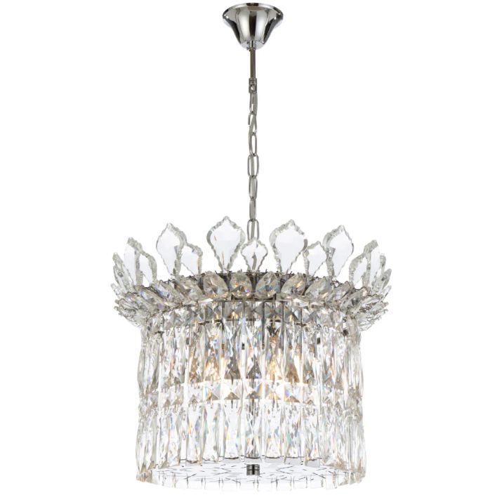 Virell 6 Light Pendant - Chrome
