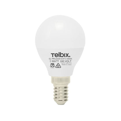 E14 G45 5W LED Fancy Round Globe Opal Non-Dimmable