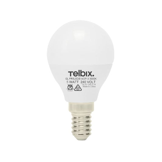 E14 G45 5W LED Fancy Round Globe Opal Non-Dimmable
