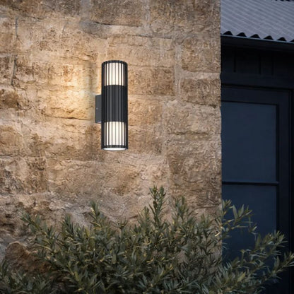 Cashel Twin Exterior Wall Light - Black